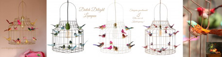 Dutch Dilight vogeltjes lamp  banner tangara groothandel 0948
